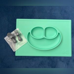 EzPz plate and GrabEase utensils